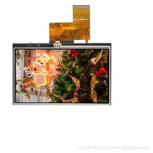 Rg050dqt-01r ODM 5 Inch 480*272 TFT LCD Display with Resistive Touch